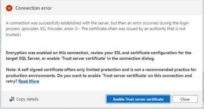 ADS Cert Error